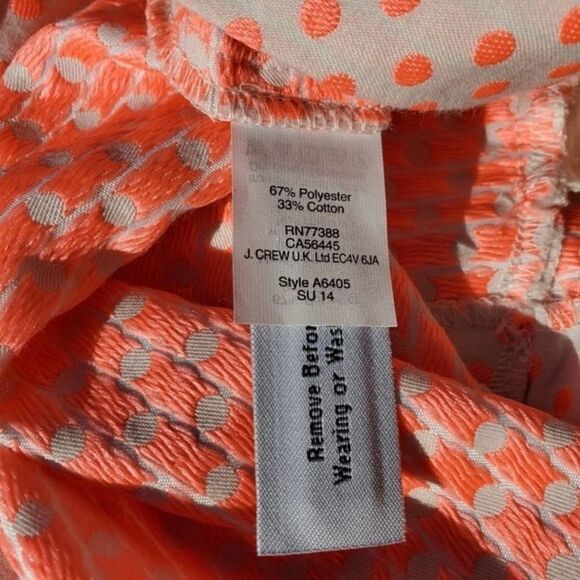 J crew cream background with neon pink Size 00 - Picture 9 of 14